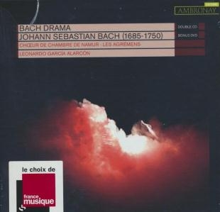 Couverture de Bach Drama : Cantates profanes, BWV 201 ; BWV 205 ; BWV 213