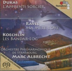 Couverture de Dukas Ravel Koechlin Albrecht