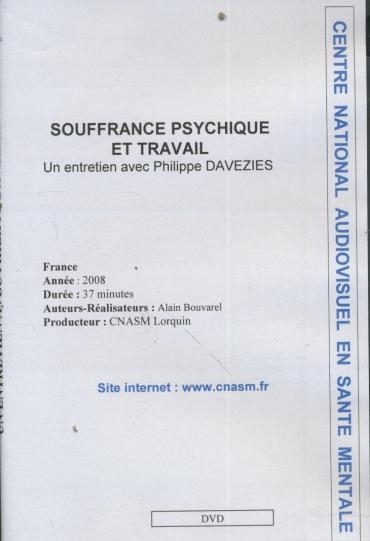 Affiche du document Souffrance psychique et travail : un entretien avec Philippe Davezies