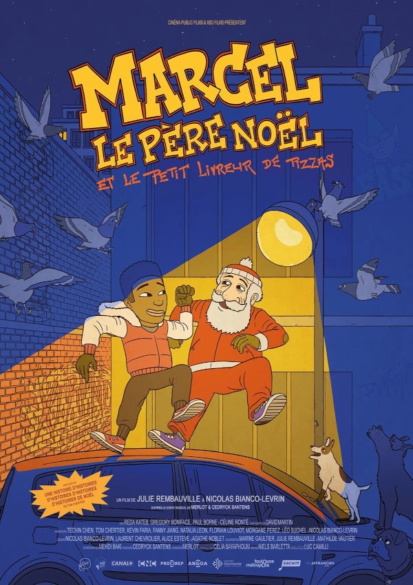 Affiche du document Marcel le Père Noël et le petit livreur de pizzas