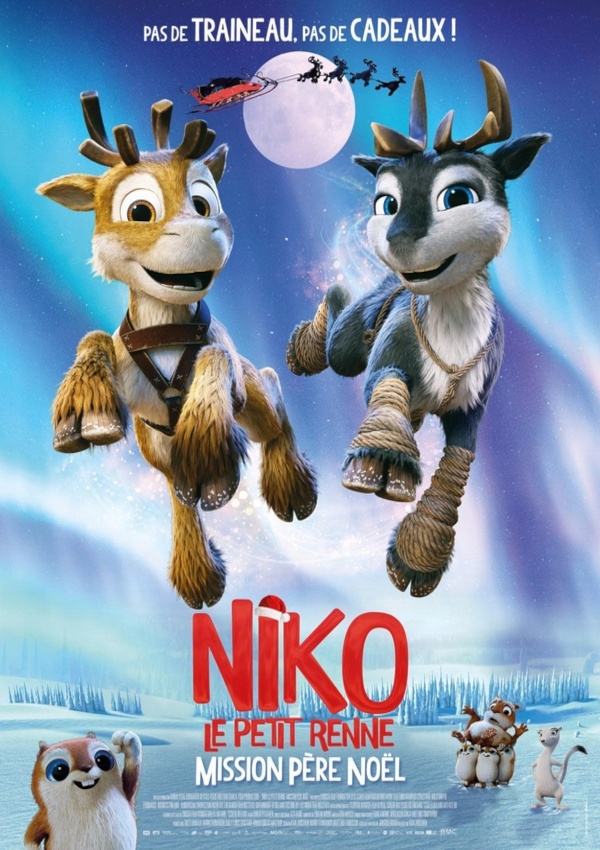 Affiche du document Niko le petit renne, mission Père Noël