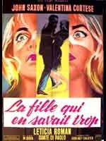 Affiche du document Fille qui en savait trop (La)