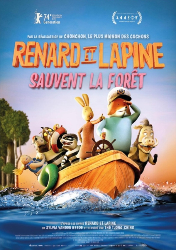 Affiche du document Renard et Lapine sauvent la forêt