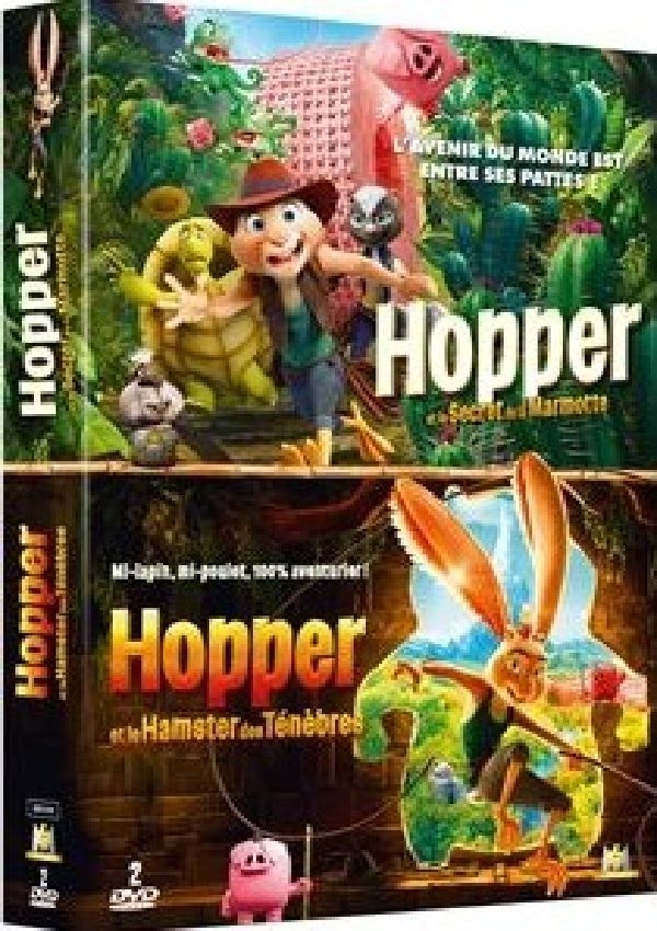 Affiche du document Hopper et le hamster des ténèbres ; Hopper et le secret de la marmotte
