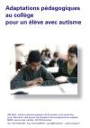 Autisme : adaptations pédagogiques au collège pour un élève avec autisme