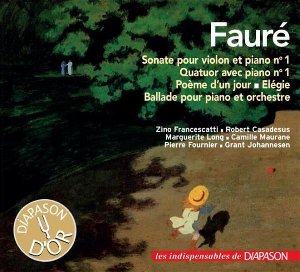 Sonate pour violon et piano n°1. Quatuor avec piano n°1. ... / Gabriel Fauré | Faure, Gabriel. Compositeur