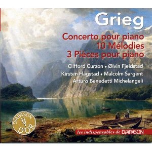 Concerto pour piano. 10 mélodies. 3 pièces pour piano / Edvard Grieg | Grieg, Edvard