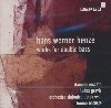 Works for double bass = Oeuvres pour contrebasse | Hans-Werner Henze. Compositeur