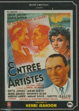 Entrée des artistes / Marc Allégret, réalisateur | Allégret, Marc (1900-1973). Metteur en scène ou réalisateur